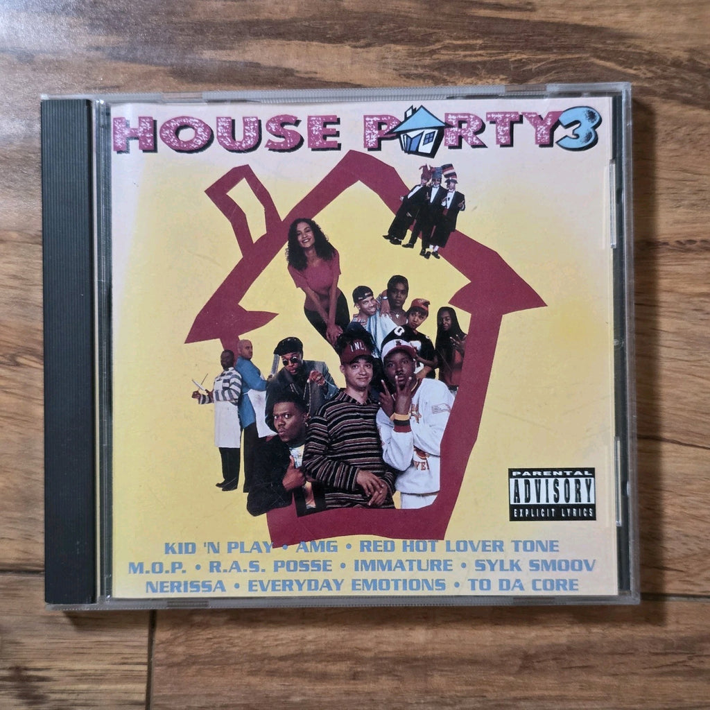 Various Artists - House Party 3 CD Soundtrack 1994 Hip Hop R&B Rare HTF