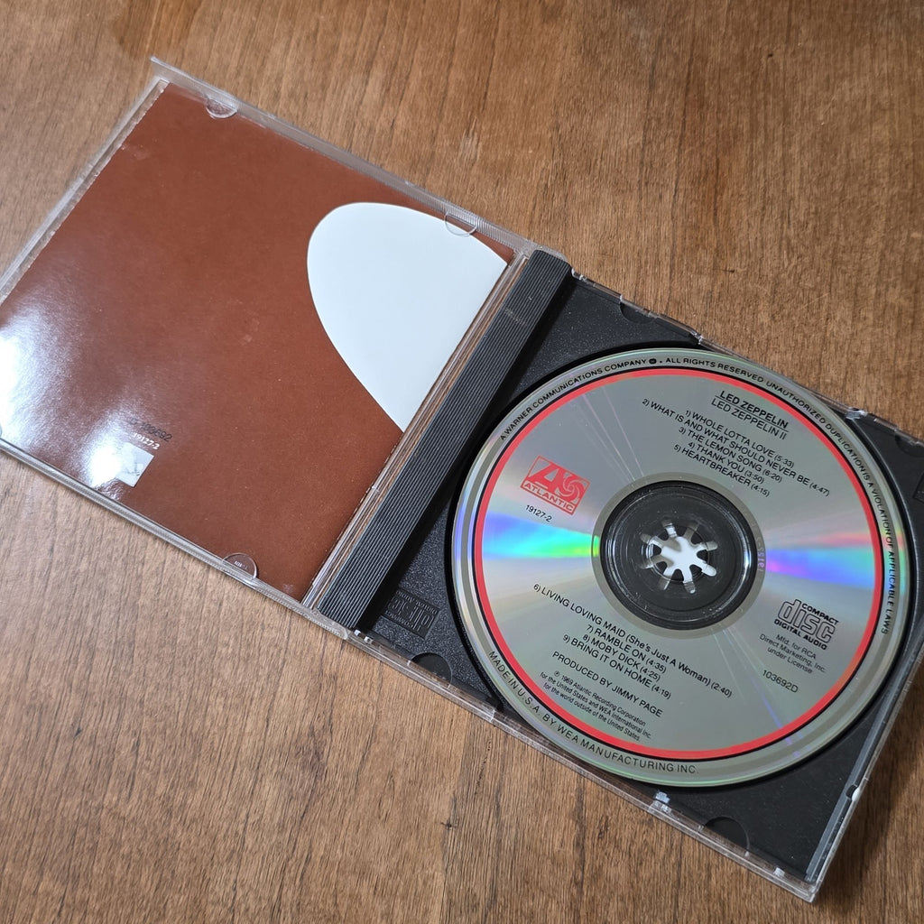 Led Zeppelin - Led Zeppelin II CD Album 1969 Hard Rock Remaster