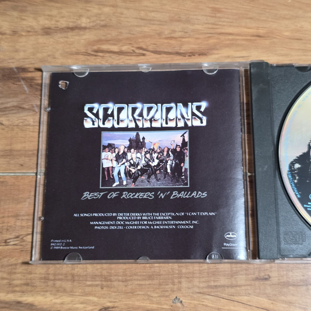 Scorpions - Best Of Rockers 'N' Ballads CD Compilation 1989 Hard Rock