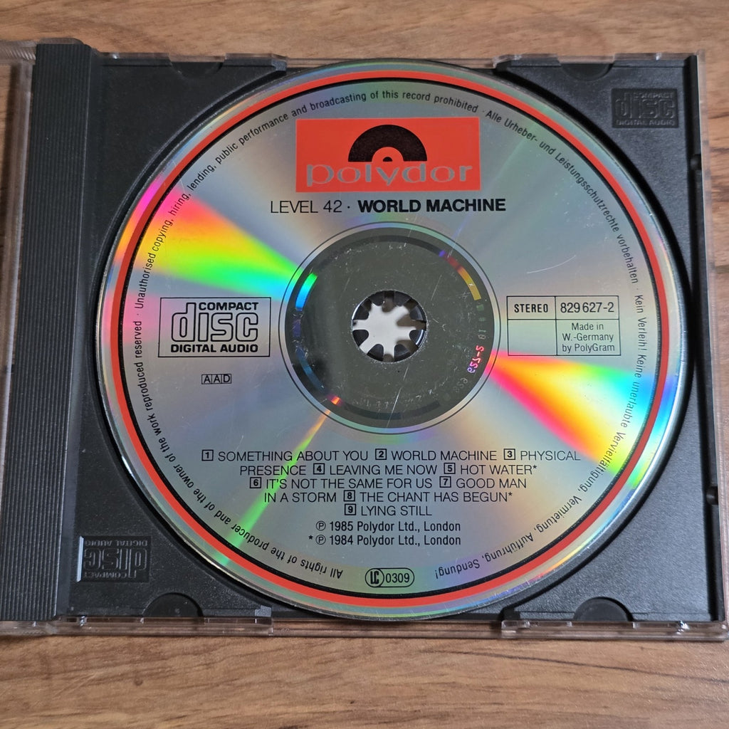 Level 42 - World Machine CD Album 1985 Synth-Pop Post-Funk