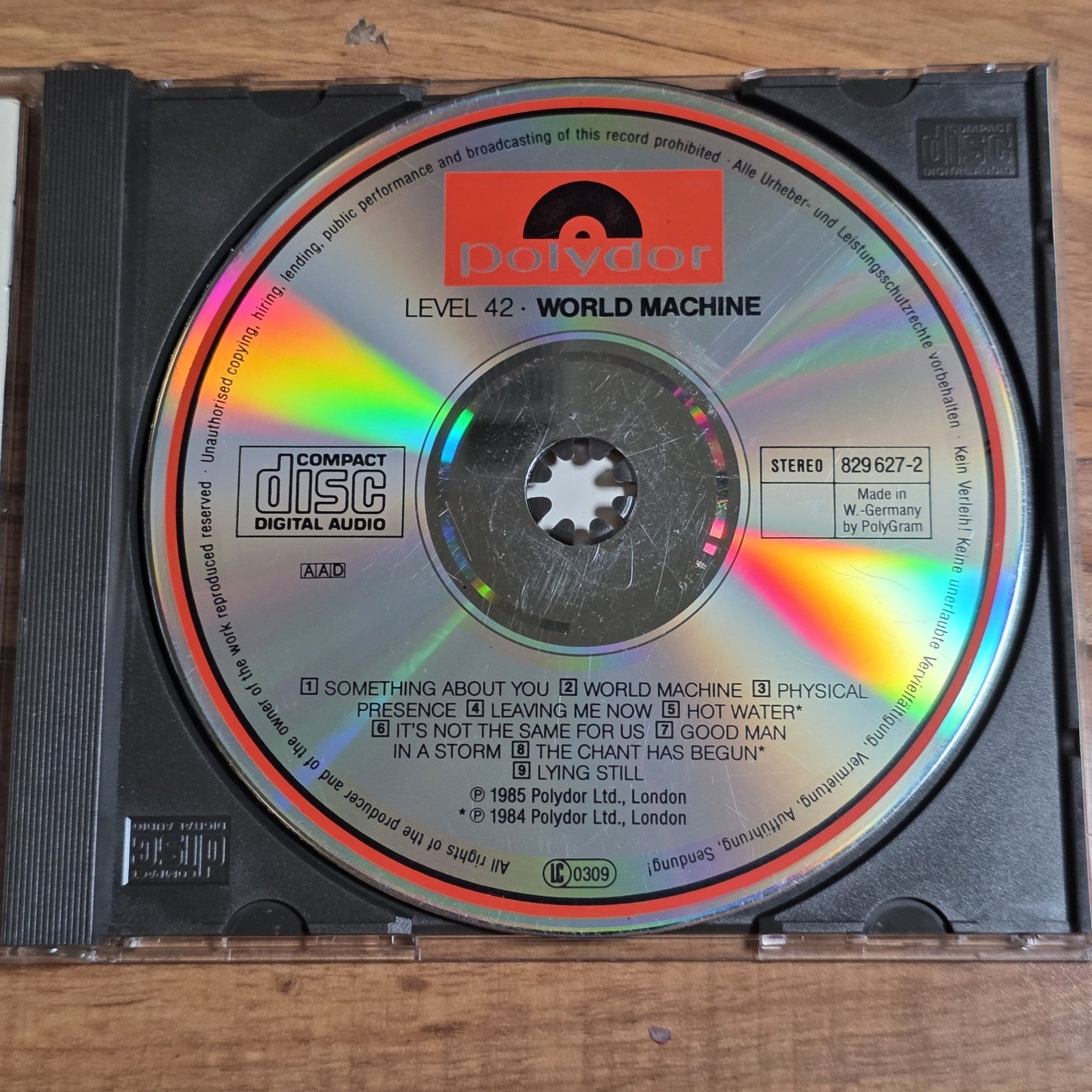 Level 42 - World Machine CD Album 1985 Synth-Pop Post-Funk