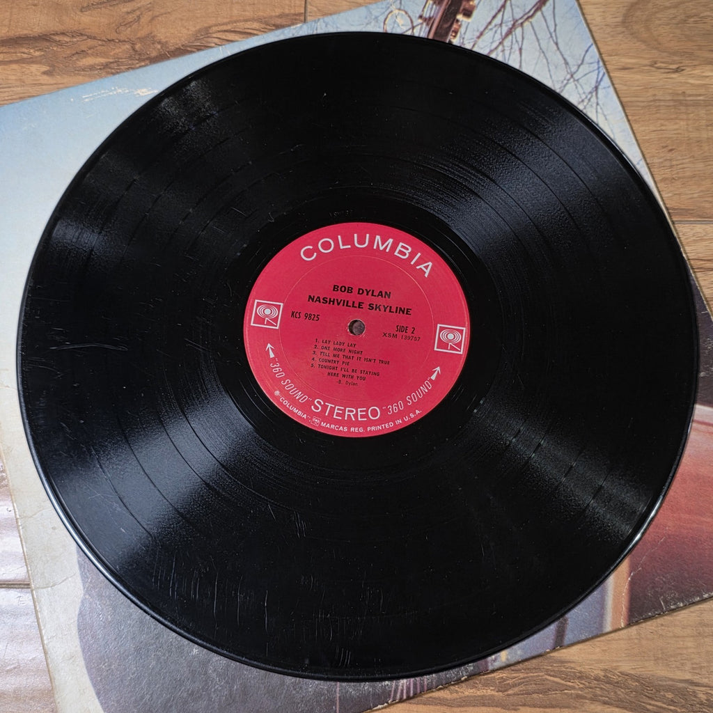 Bob Dylan - Nashville Skyline Album 1969 Country Rock Vinyl LP 12" VG