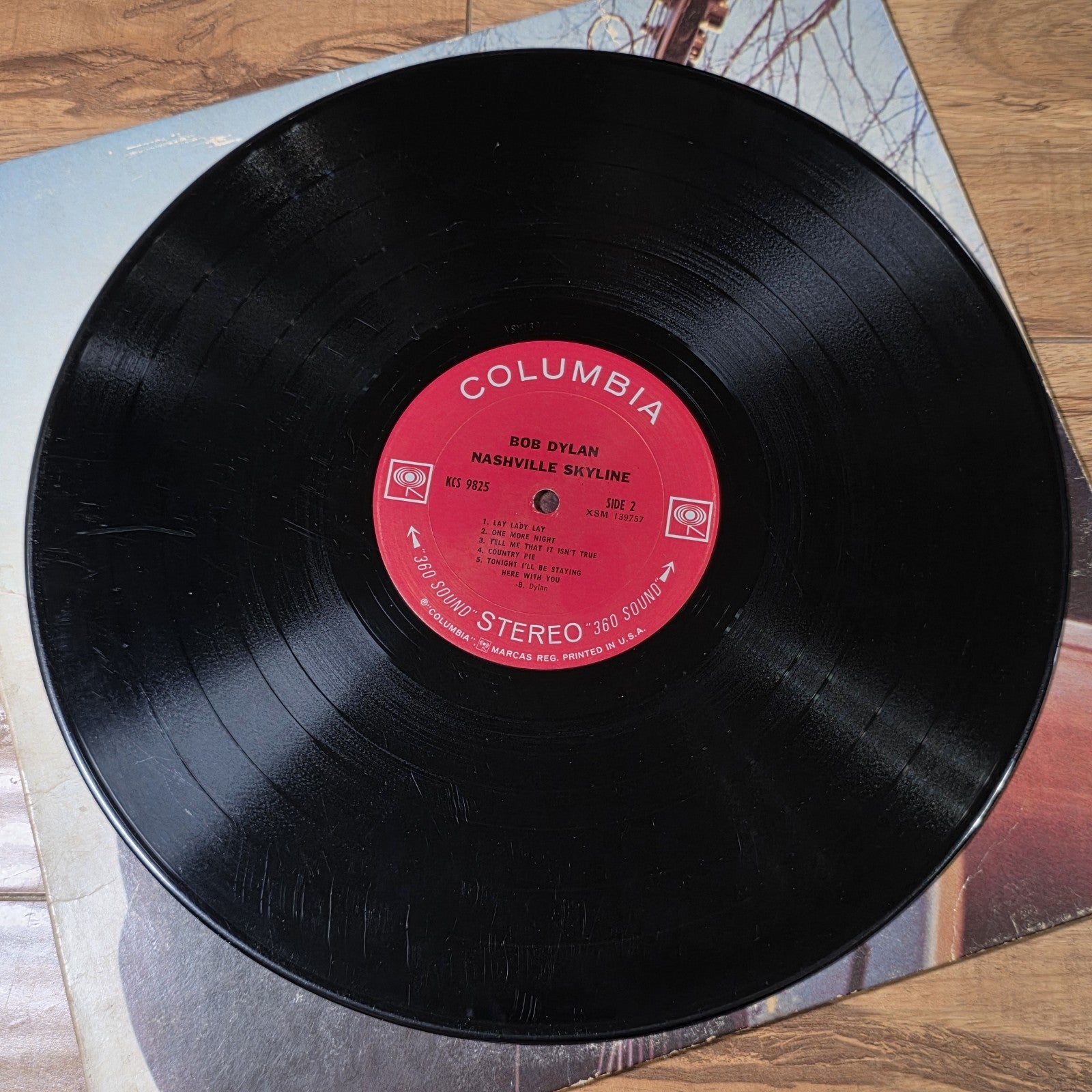 Bob Dylan - Nashville Skyline Album 1969 Country Rock Vinyl LP 12" VG