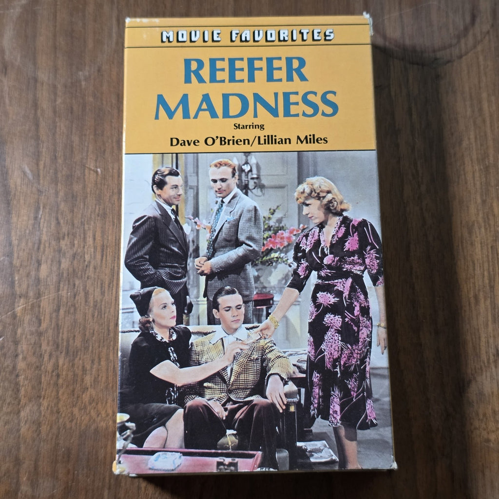 Reefer Madness VHS 1987 Cult Drama