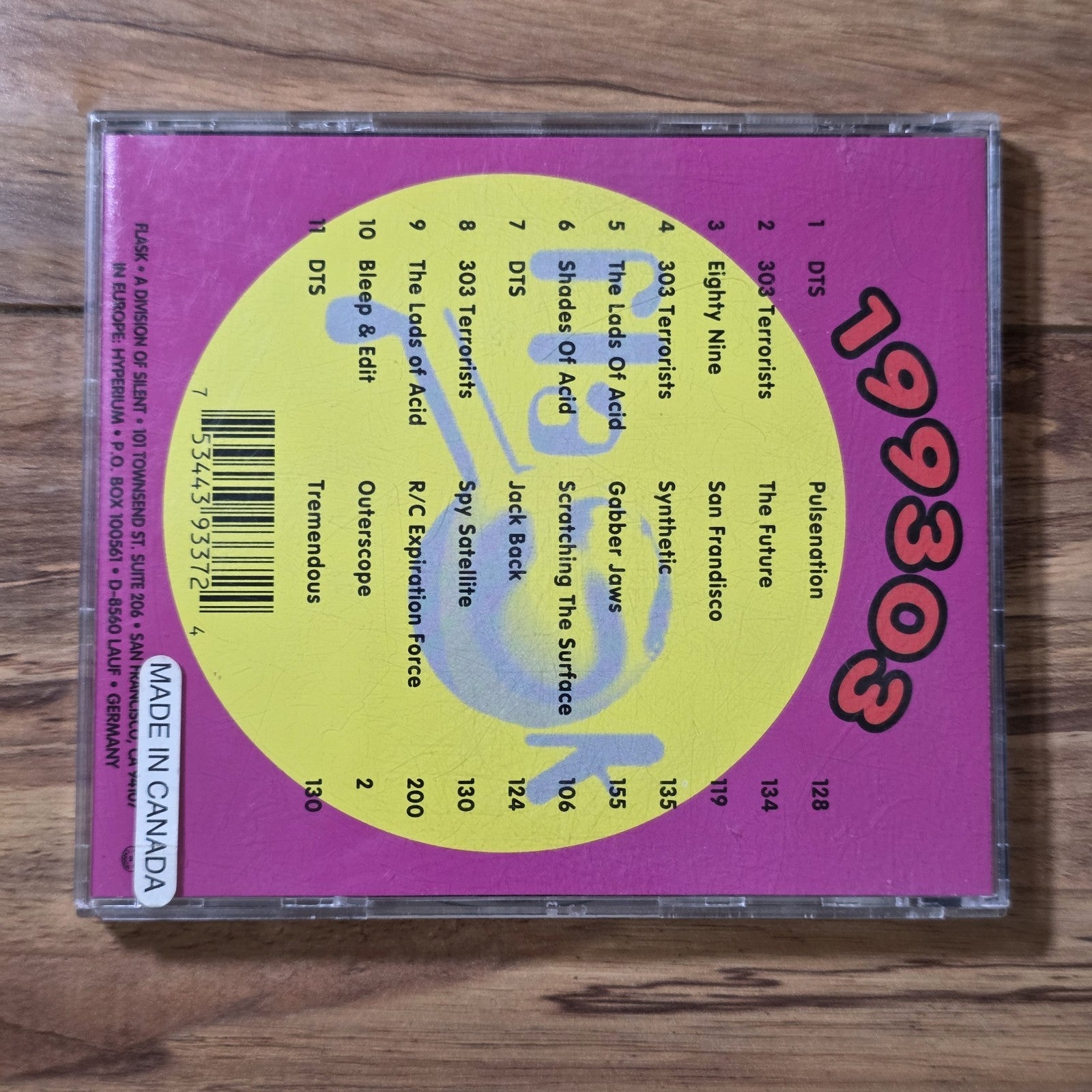 199303 A Collection of Technologically Advanced Trax CD 1993 Techno Electronic