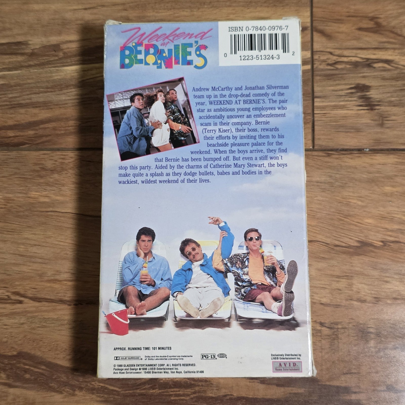 Weekend at Bernie's VHS 1989 Comedy