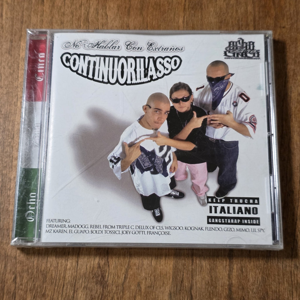Continuorilasso - No Hablar Con Extraños CD 2004 Chicano Rap HTF Sealed New