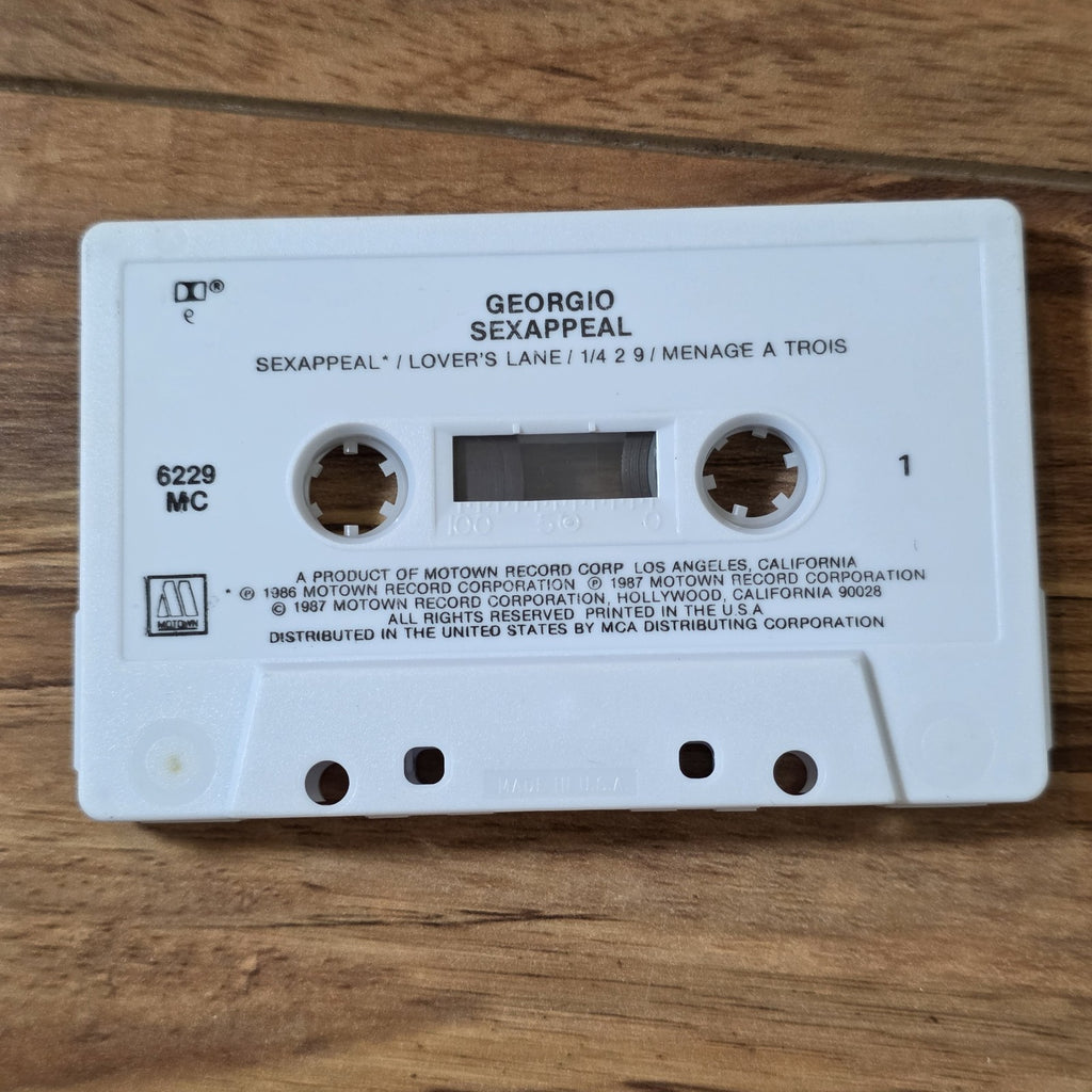 Georgio - Sex Appeal Album 1987 R&B Funk Cassette Motown Records New Jack Swing