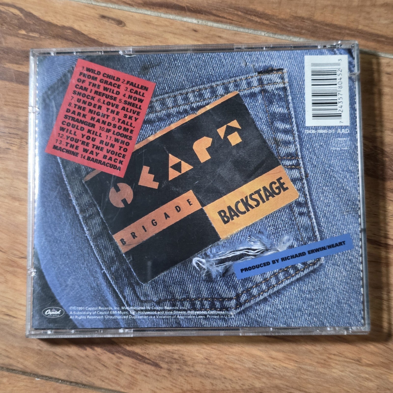 Heart - Rock The House Live! CD 1991 Capitol Records Hard Rock Arena