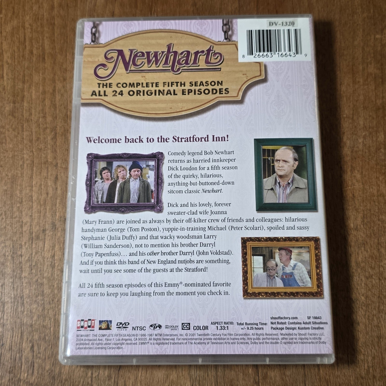 Newhart: The Complete Fifth Season DVD 1986 Comedy TV Series
