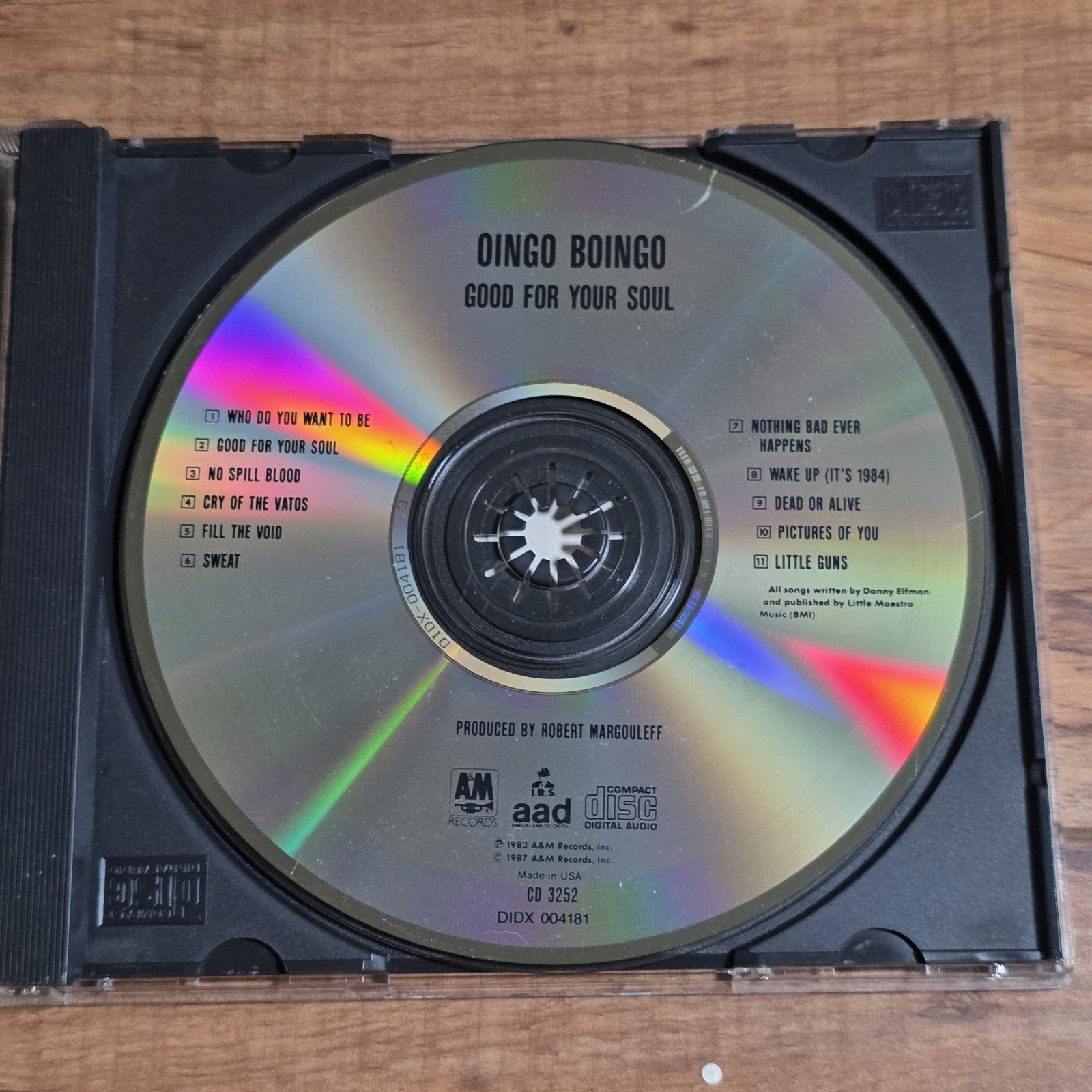 Oingo Boingo - Good For Your Soul CD Album 1987 Alternative Rock Rare HTF