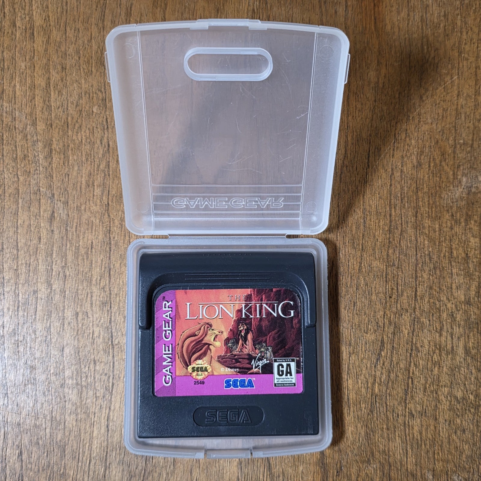 The Lion King 1995 Sega Game Gear Virgin Games Platformer Disney Cartridge Only