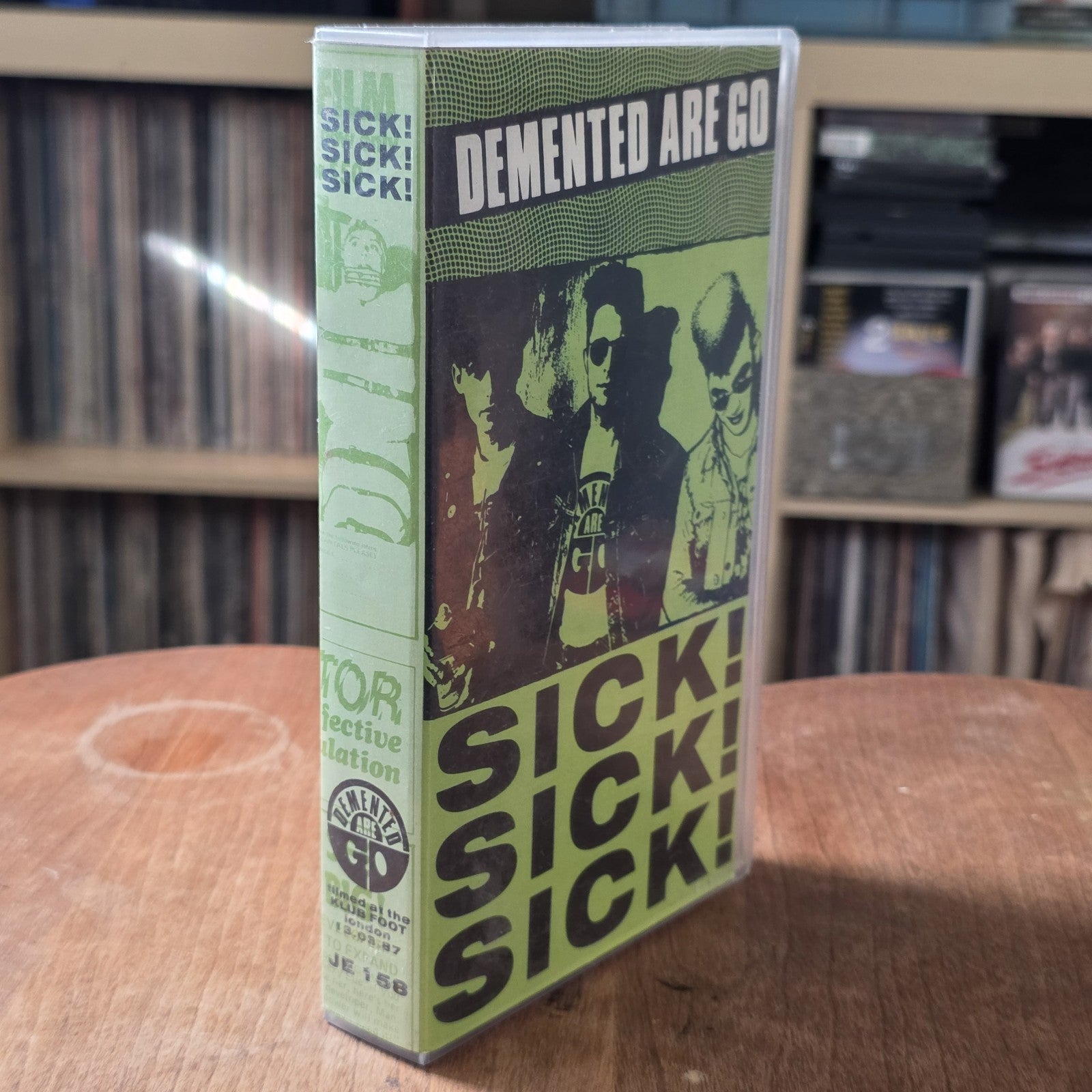 Demented Are Go - Sick Sick Sick VHS Live Album 1987 Psychobilly HTF