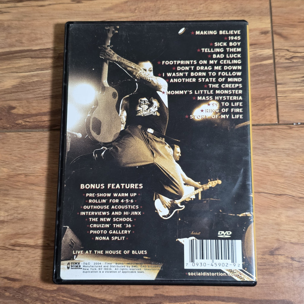 Social Distortion - Live in Orange County DVD Live Album 2003 Punk Rock