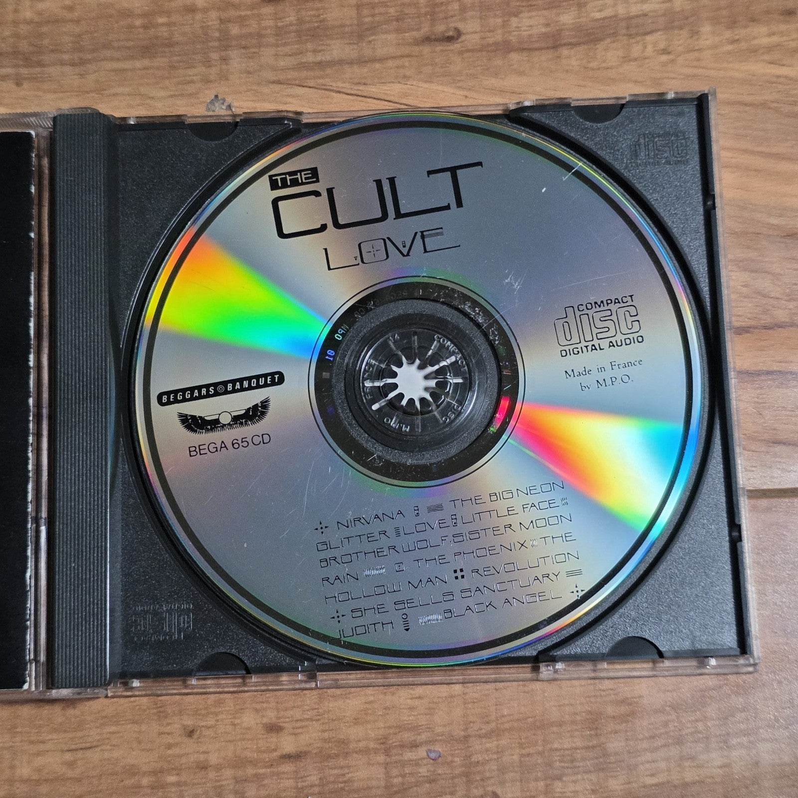 The Cult - Love CD Album 1985 Post-Punk French Import HTF