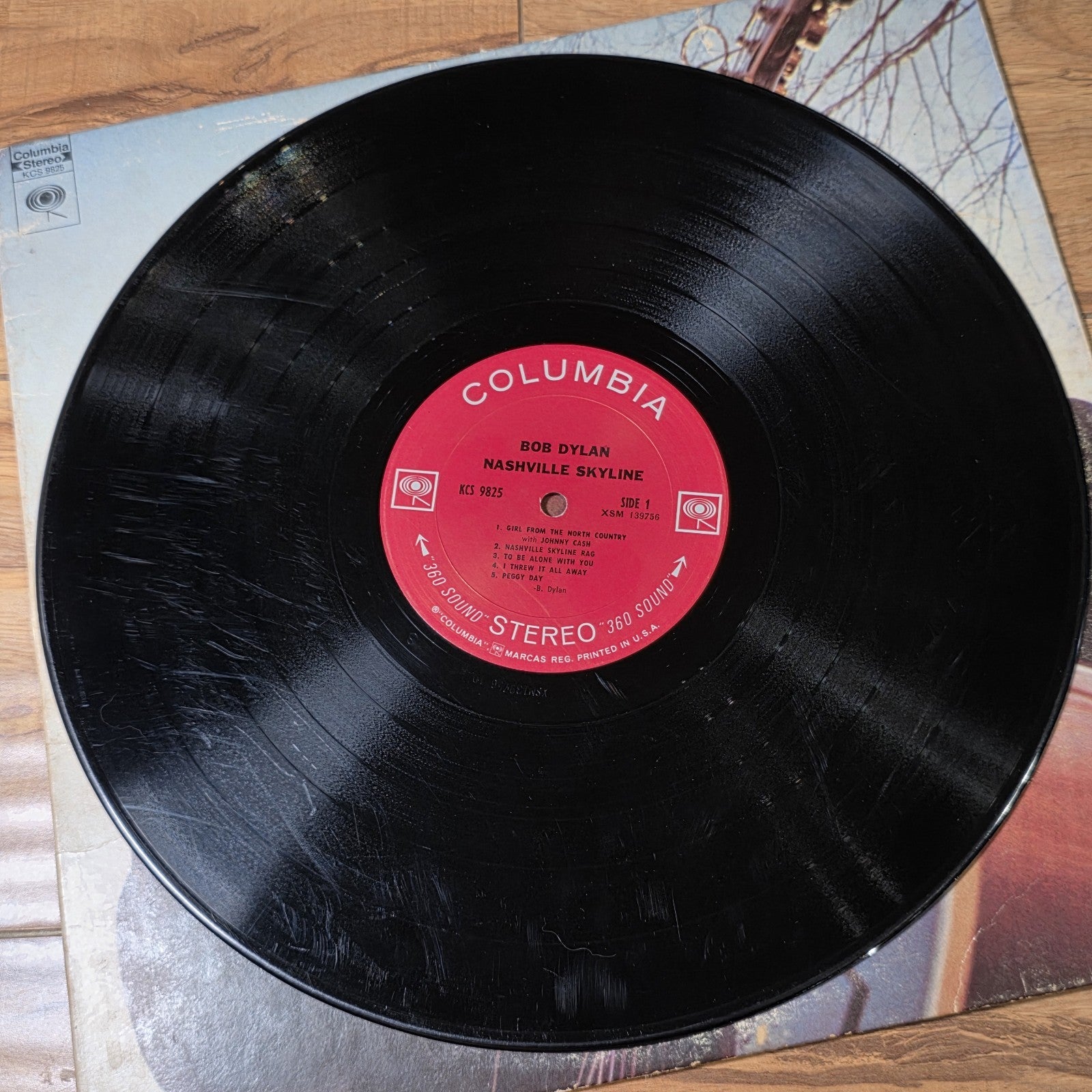 Bob Dylan - Nashville Skyline Album 1969 Country Rock Vinyl LP 12" VG