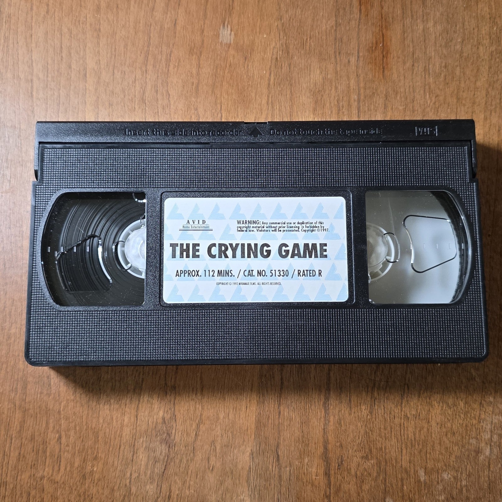 The Crying Game 1992 VHS Neil Jordan Drama Stephen Rea Jaye Davidson