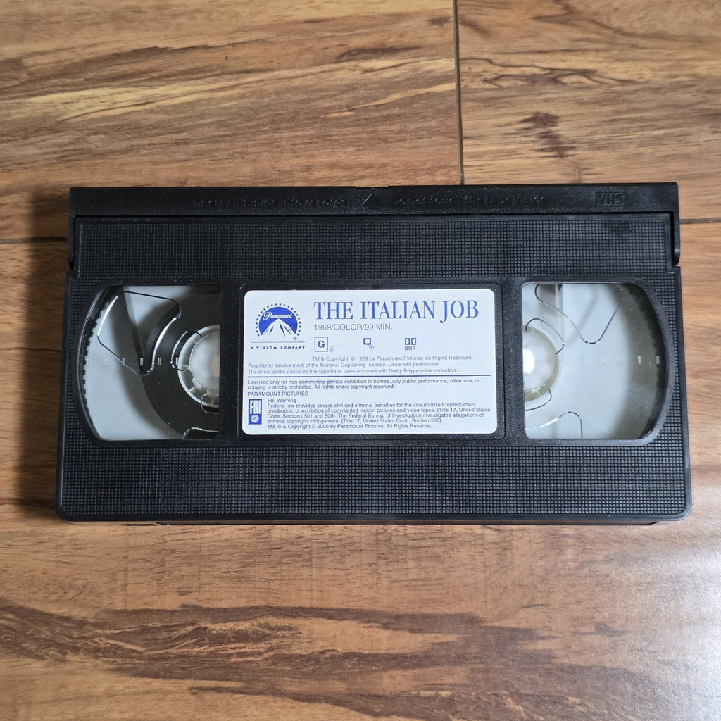 The Italian Job VHS 1969 Classic Heist Paramount Michael Caine
