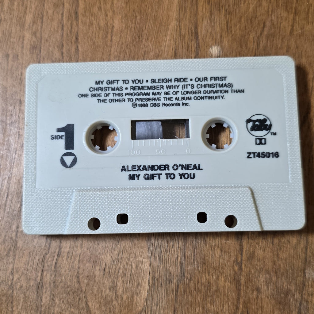 Alexander O'Neal - My Gift To You Album 1988 Holiday Soul Cassette Tabu Records