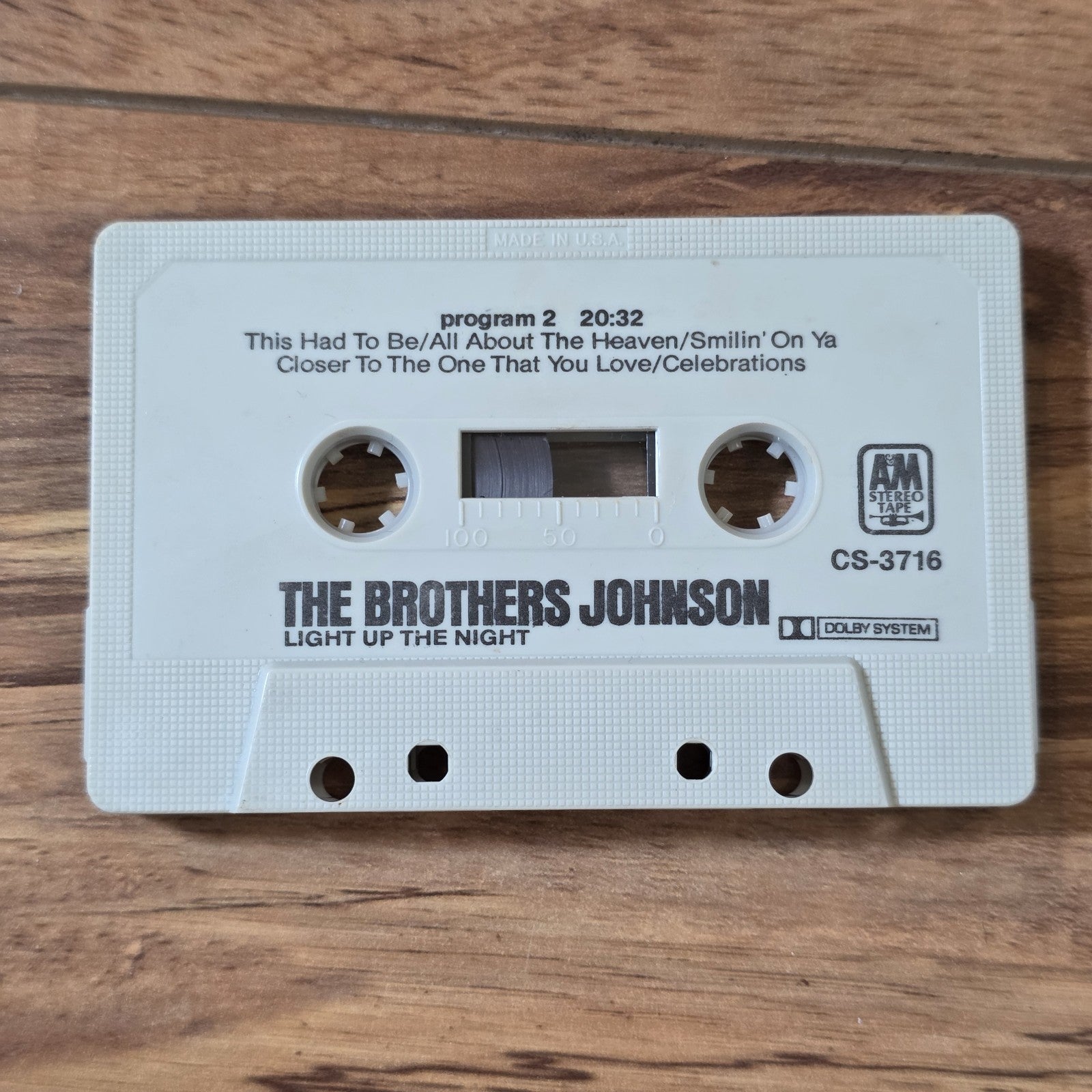 The Brothers Johnson - Light Up The Night Album 1980 Funk Soul Cassette