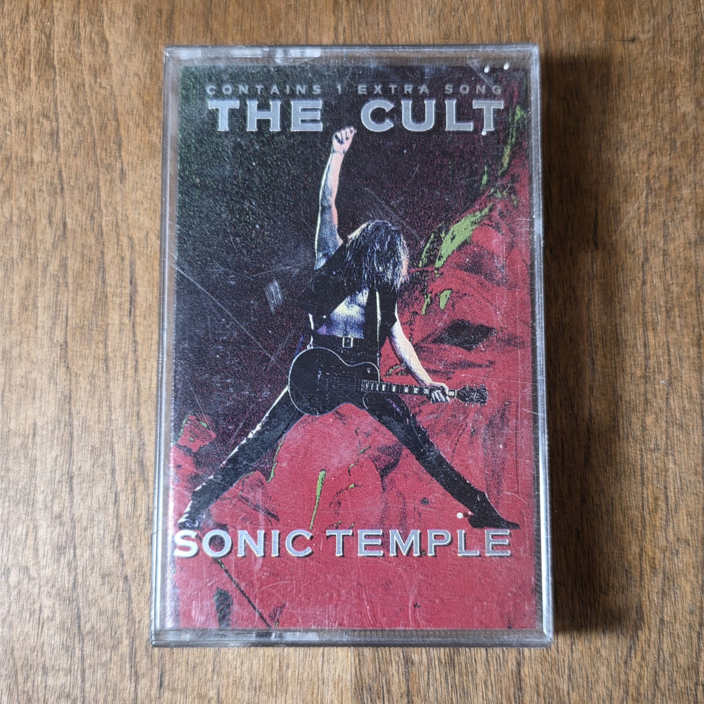 The Cult - Sonic Temple Cassette Album 1989 Hard Rock