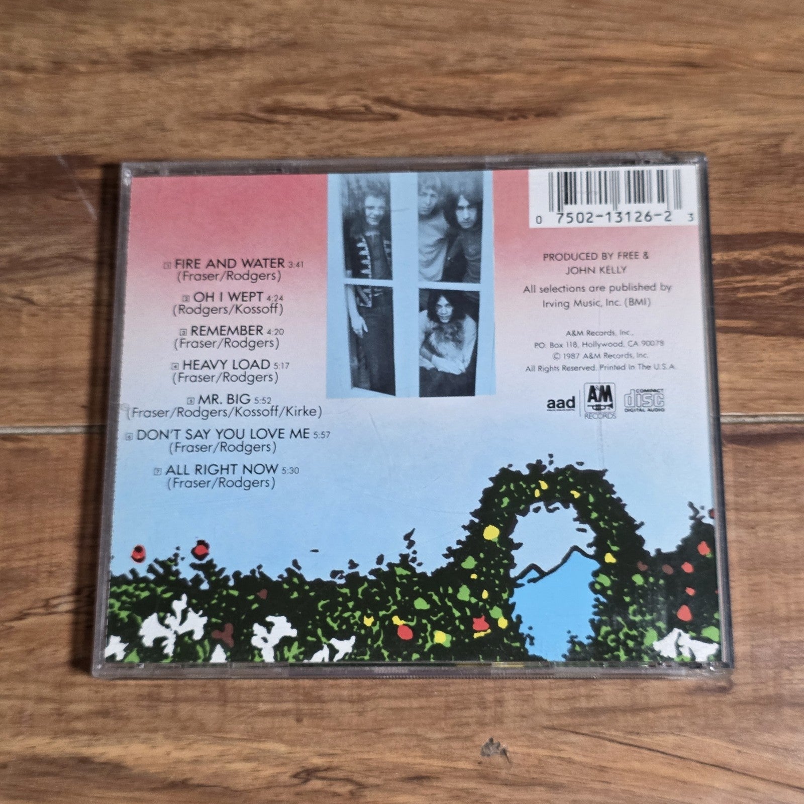 Free - Fire and Water CD Album 1970 Hard Rock HTF