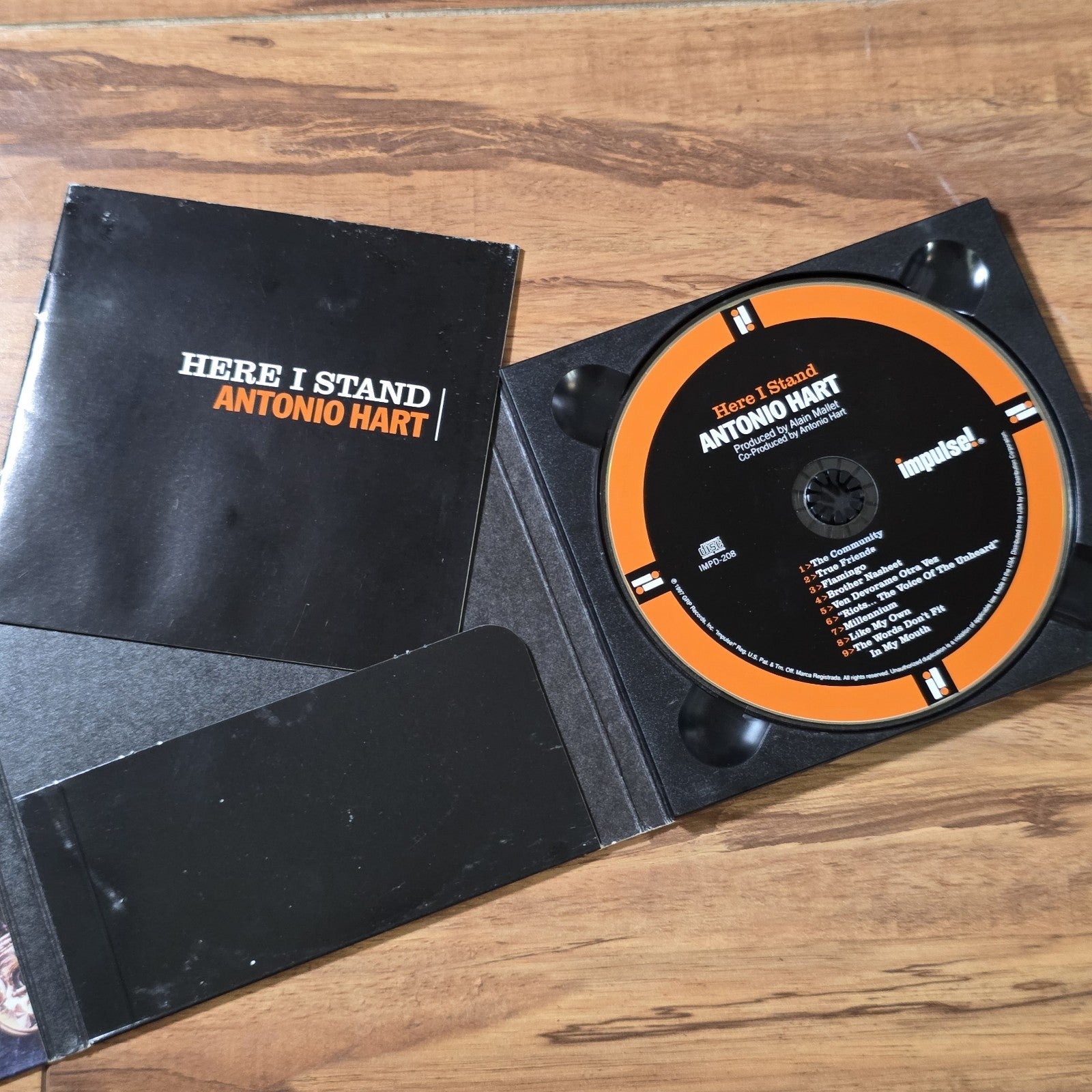 Antonio Hart - Here I Stand CD Album 1997 Jazz