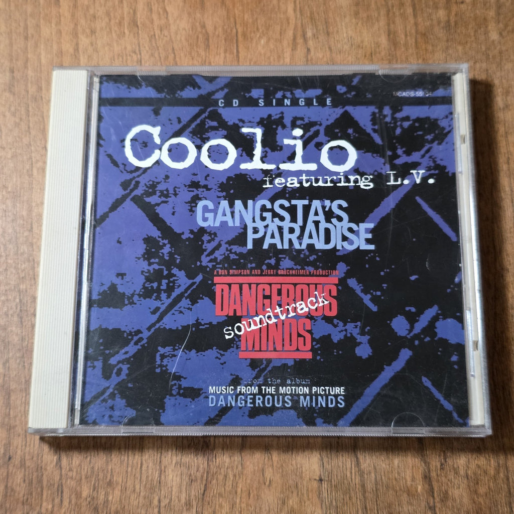 Coolio - Gangsta's Paradise CD Single 1995 Hip Hop Dangerous Minds Movie