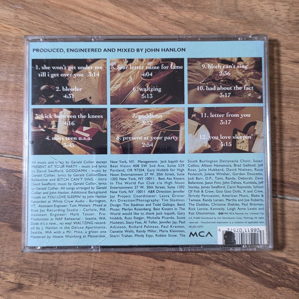 Best Kissers In The World - Been There CD Album 1993 Power Pop