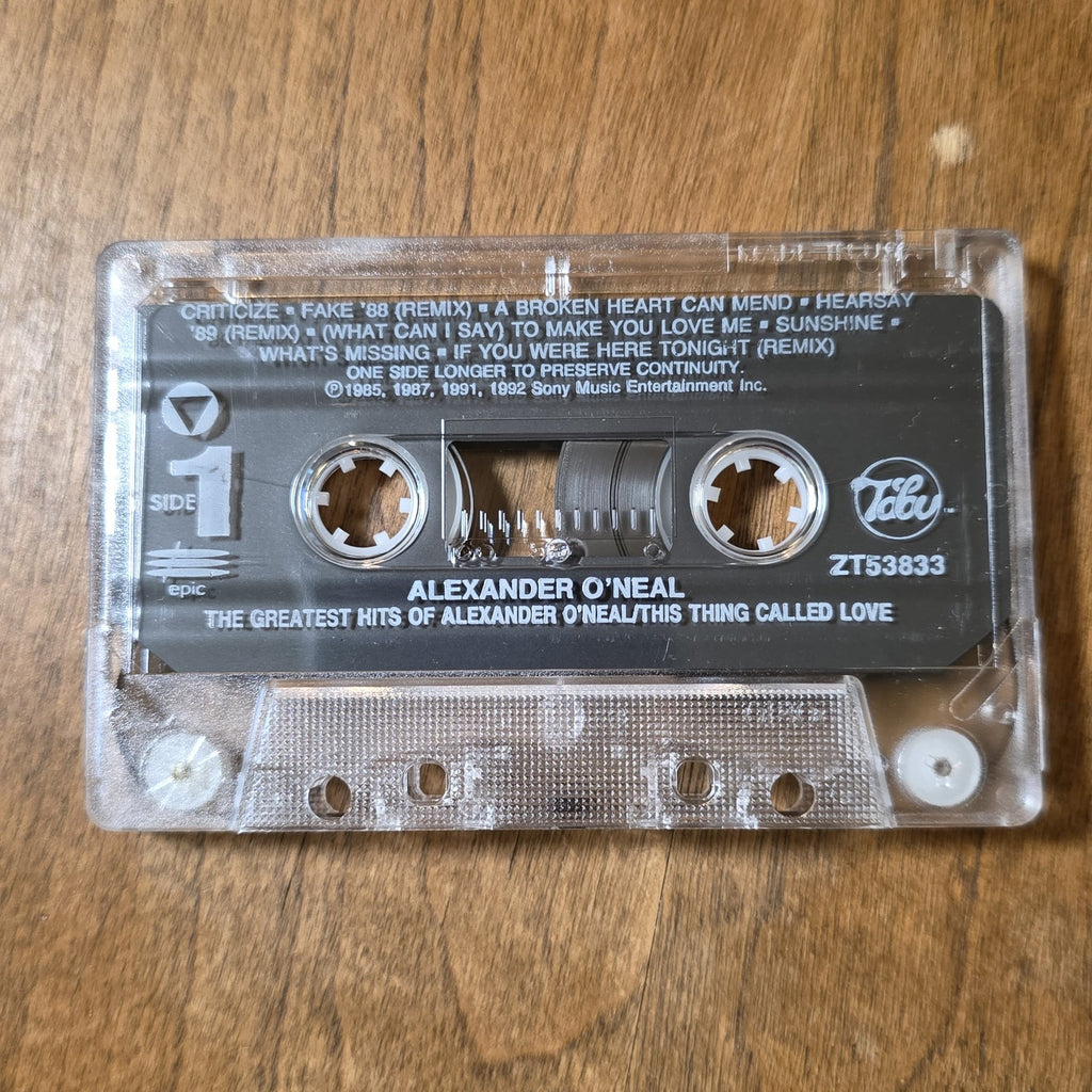 Alexander O'Neal - This Thing Called Love Single 1992 R&B Cassette Tabu Records