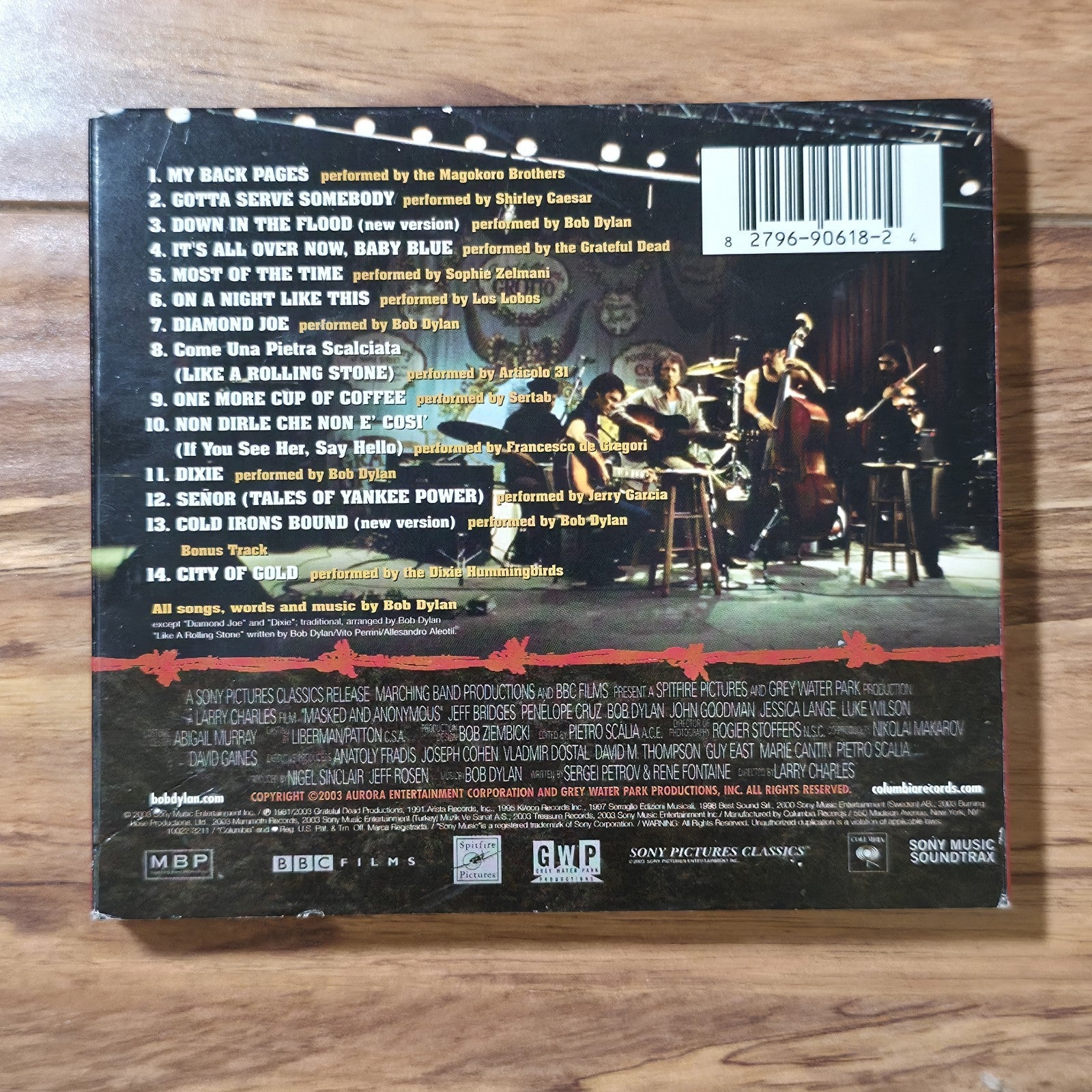 Masked and Anonymous CD Soundtrack 2003 Folk Rock 2-Disc Bob Dylan HTF