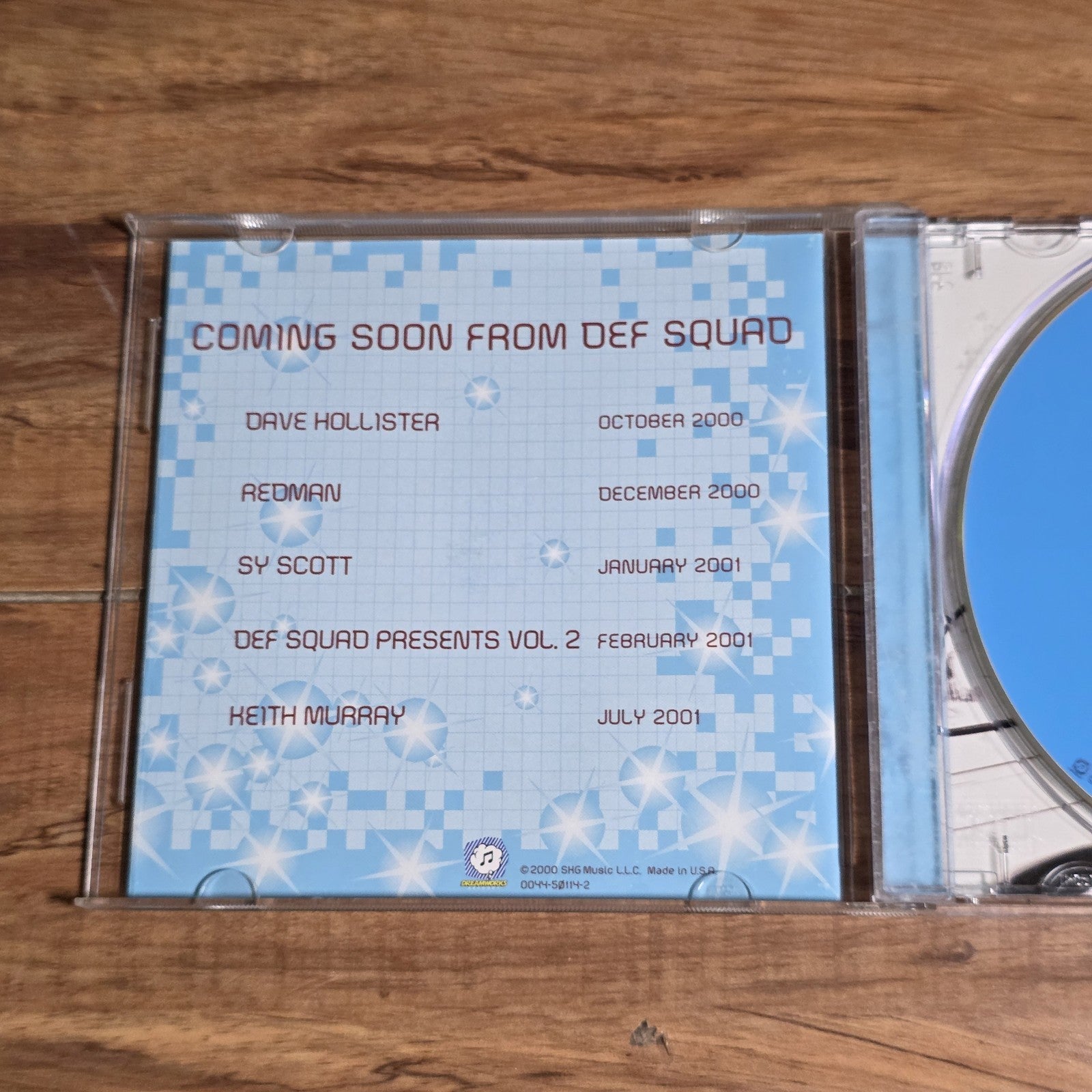 Def Squad - Def Squad Presents Erick Onasis CD Album 2000 Hip Hop