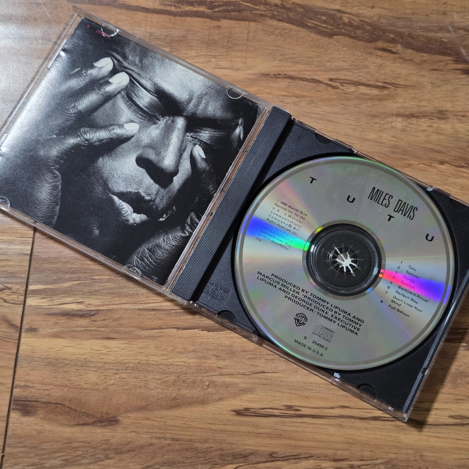 Miles Davis - Tutu CD Album 1990 Jazz