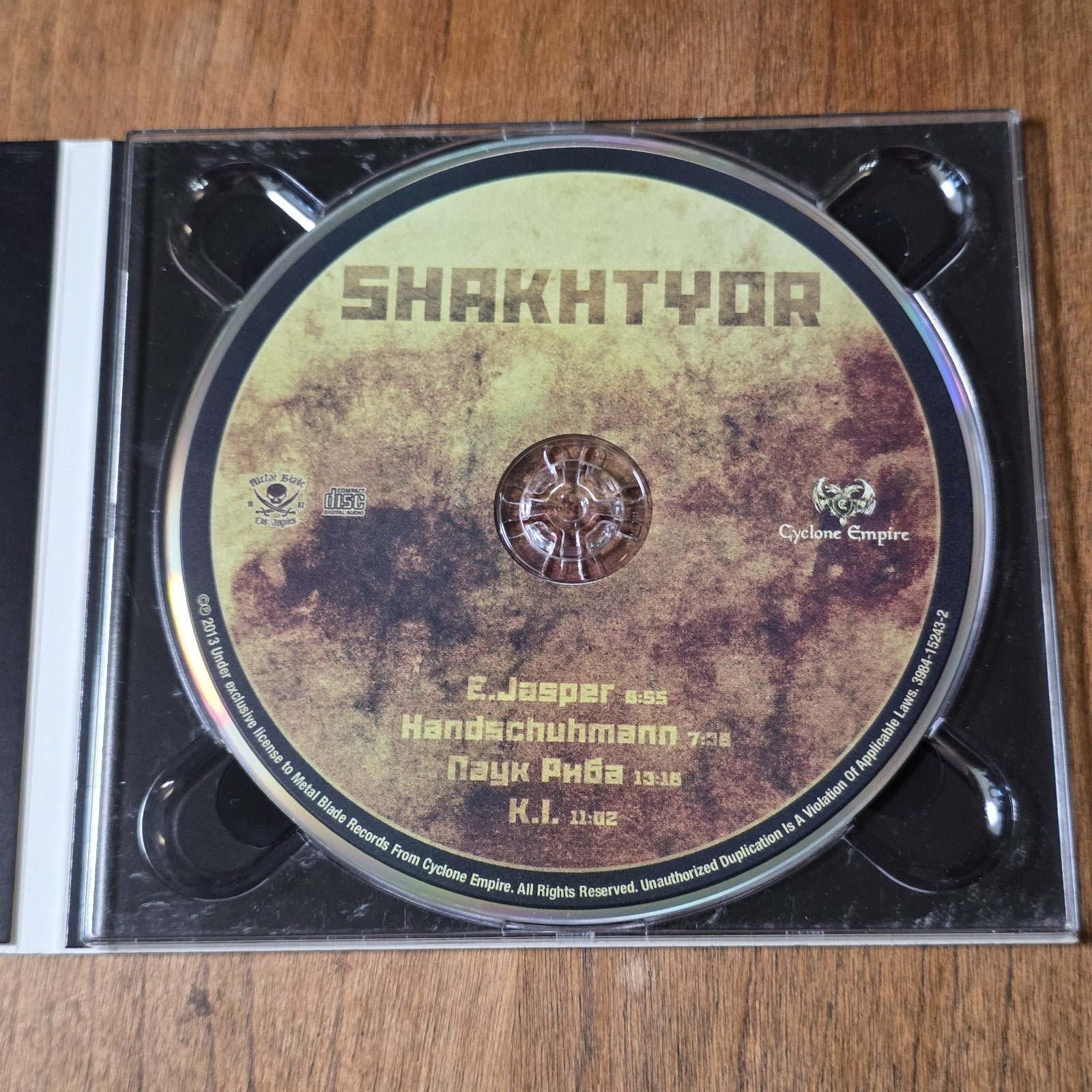 Shakhtyor - Self-Titled CD Album 2013 Instrumental Sludge Metal