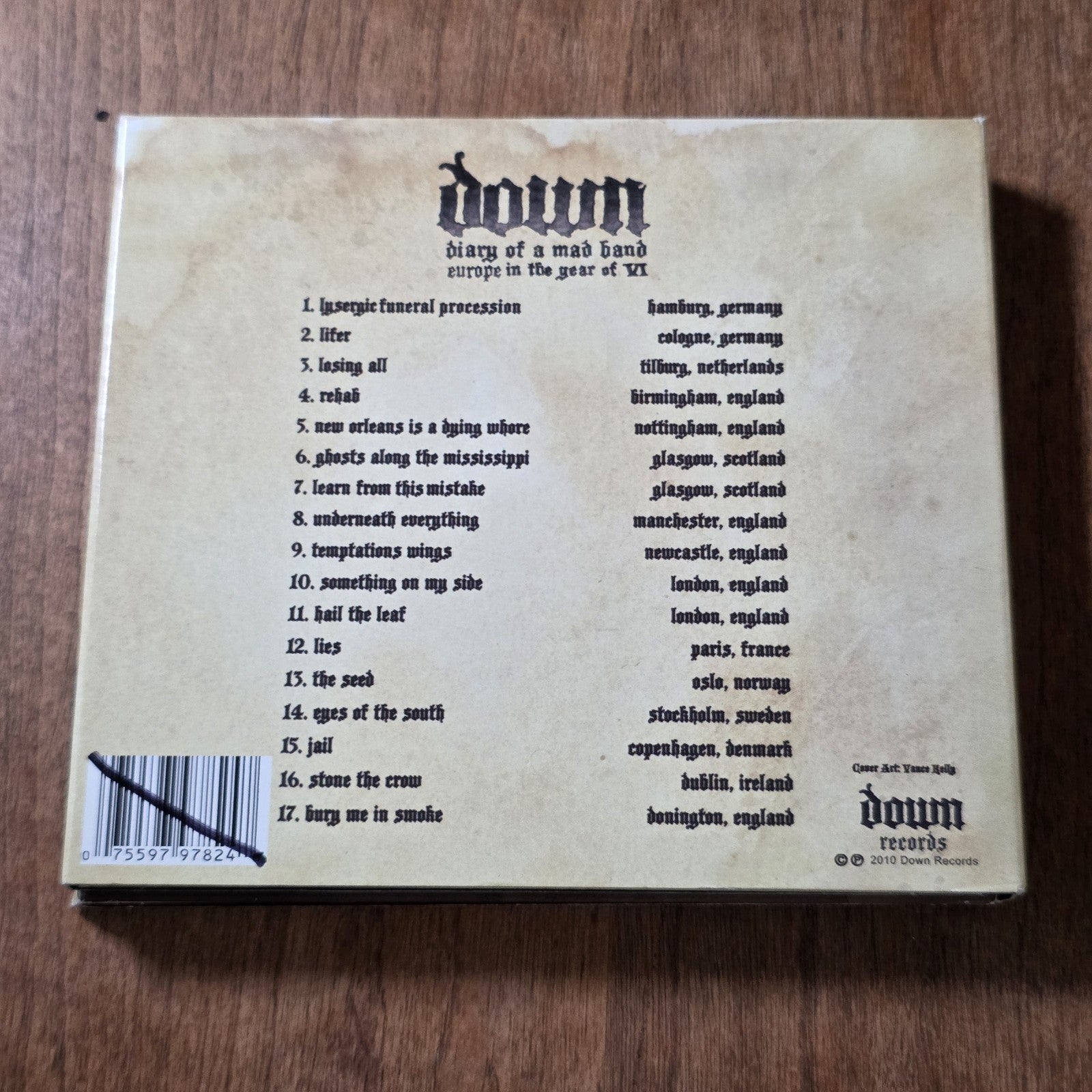 Down - Diary of a Mad Band 2CD DVD Deluxe Live Album 2010 Heavy Metal Rare HTF