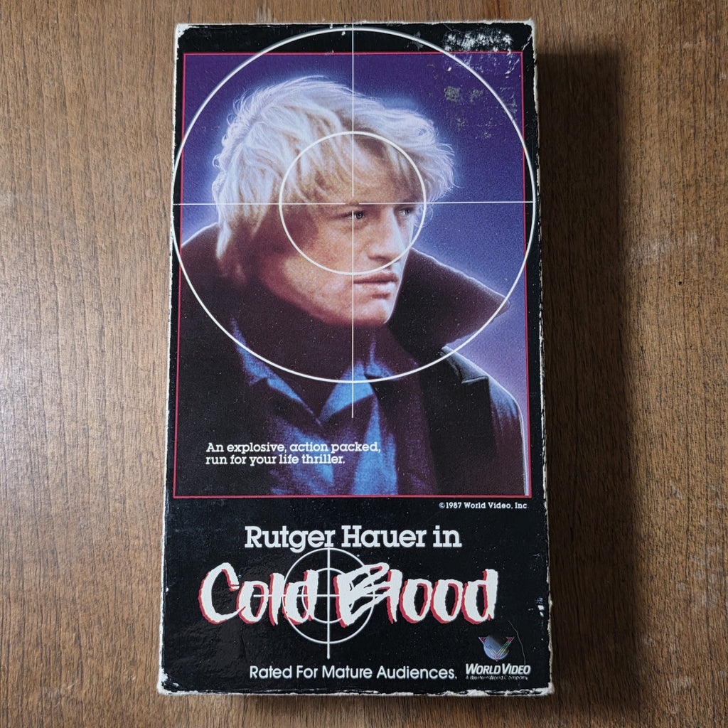 Cold Blood 1975 VHS Ralf Huettner Action Rutger Hauer 1987 World Video