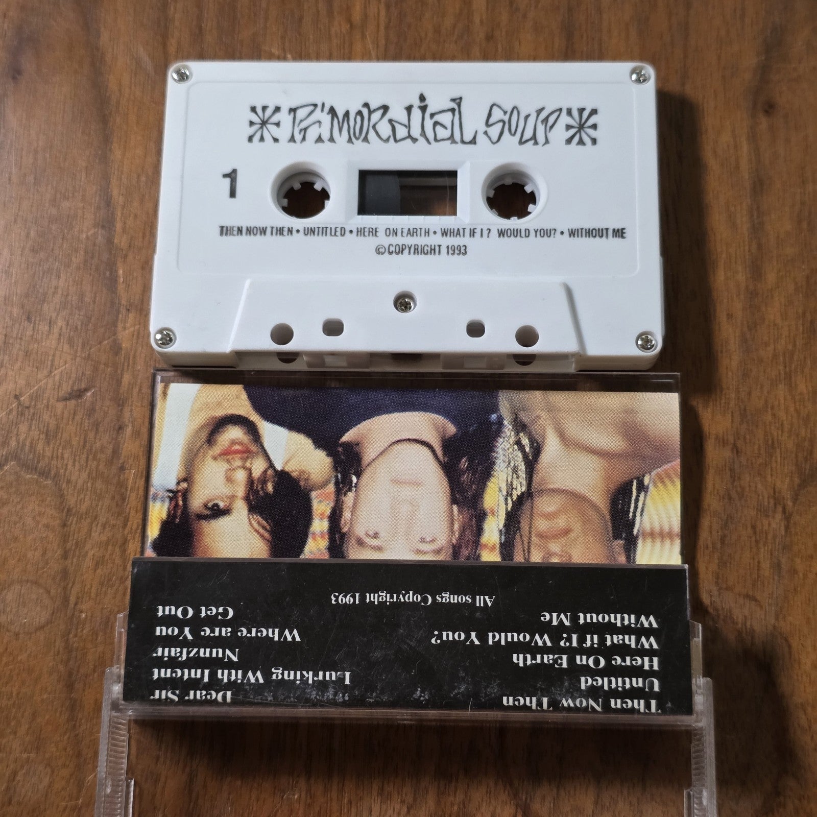 Primordial Soup - Self-Titled Cassette Album 1993 Grunge Alternative Rock