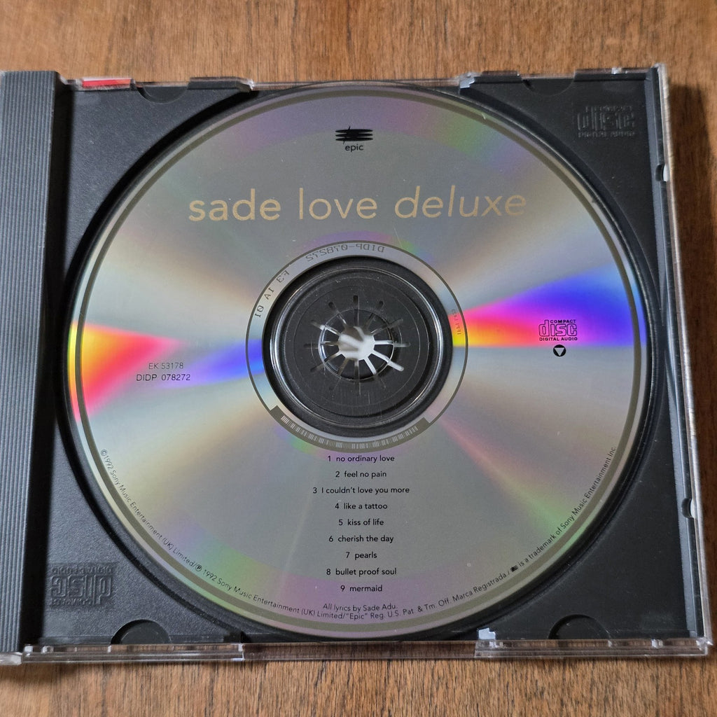 Sade - Love Deluxe CD Album 1992 R&B