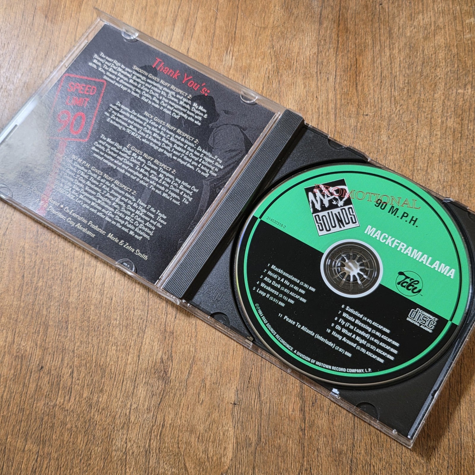 Mackframalama - 90 MPH CD Album 1994 R&B Soul