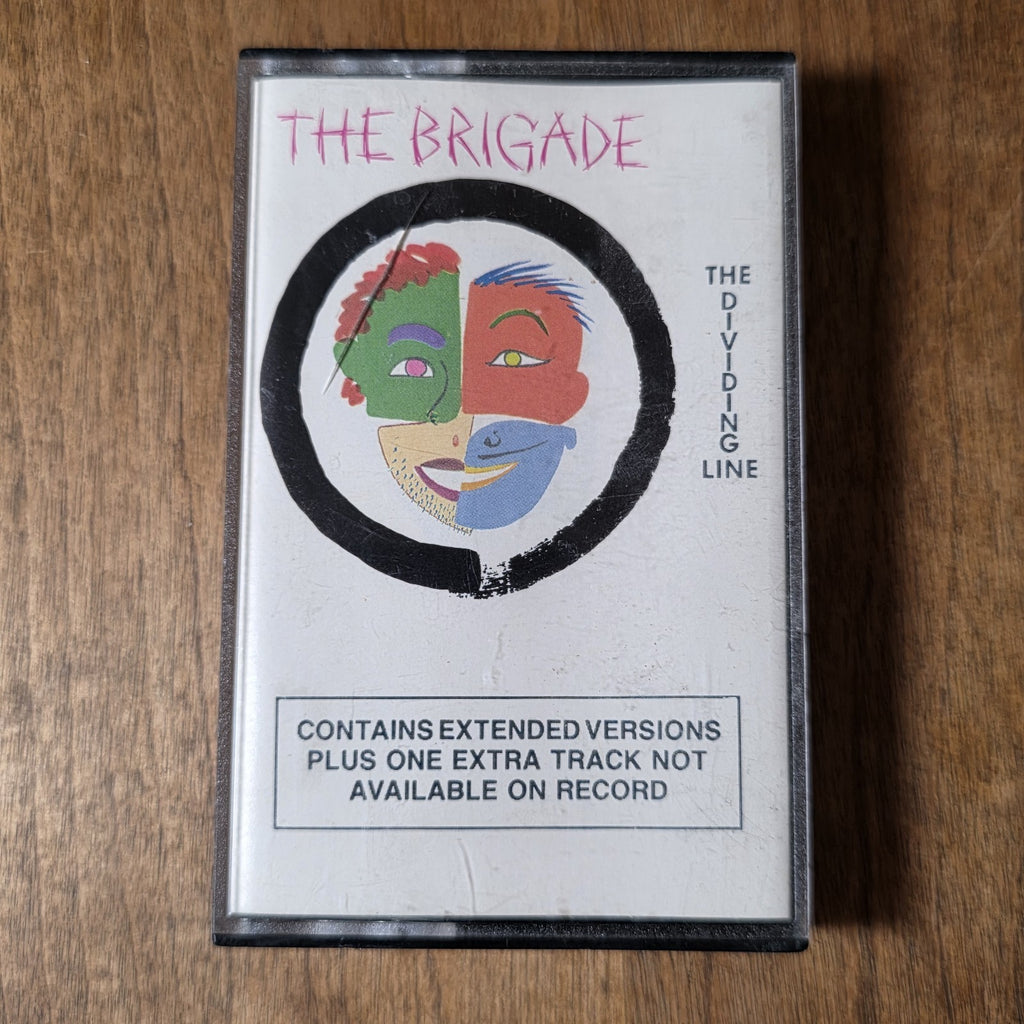 The Brigade - The Dividing Line Cassette Album 1986 Punk Rock HTF