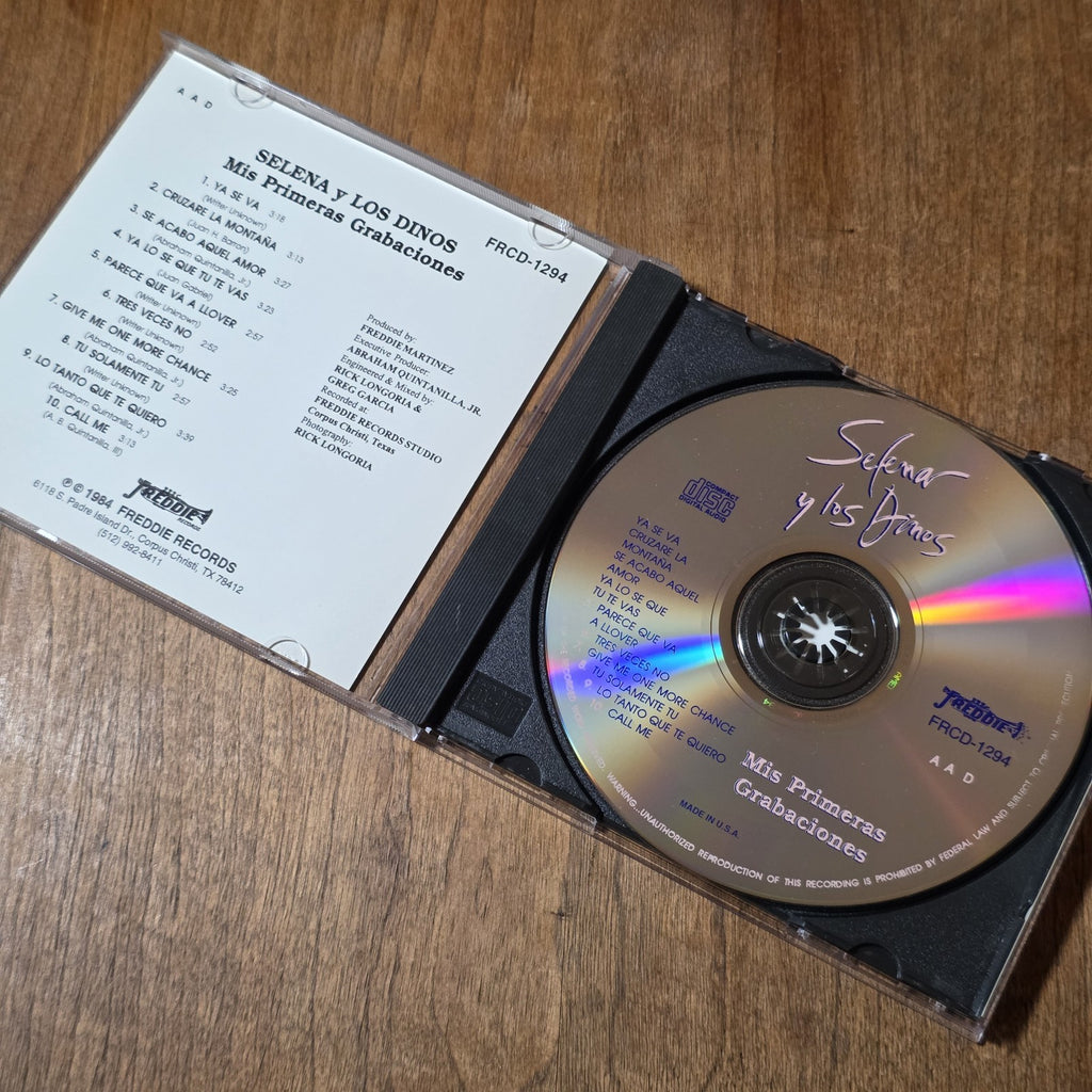 Selena y los Dinos - Mis Primeras Grabaciones CD Album 1984 Tejano Rare HTF