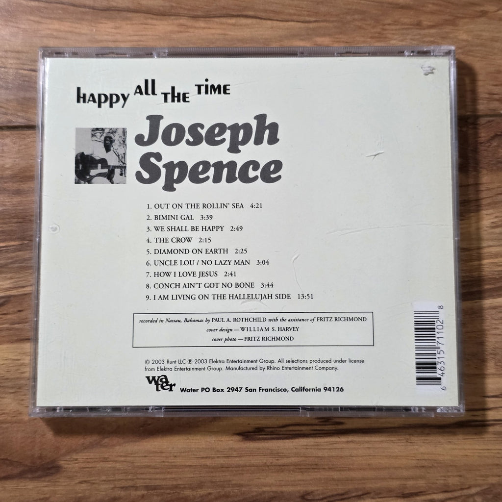 Joseph Spence - Happy All the Time CD Album 1964 Folk Blues Rare HTF