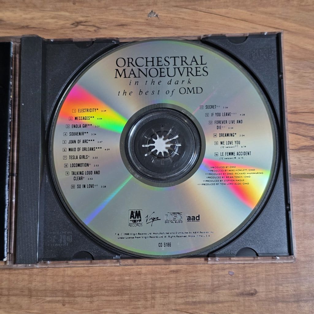 Orchestral Manoeuvres in the Dark - The Best of OMD CD Compilation 1988 Synth-Po