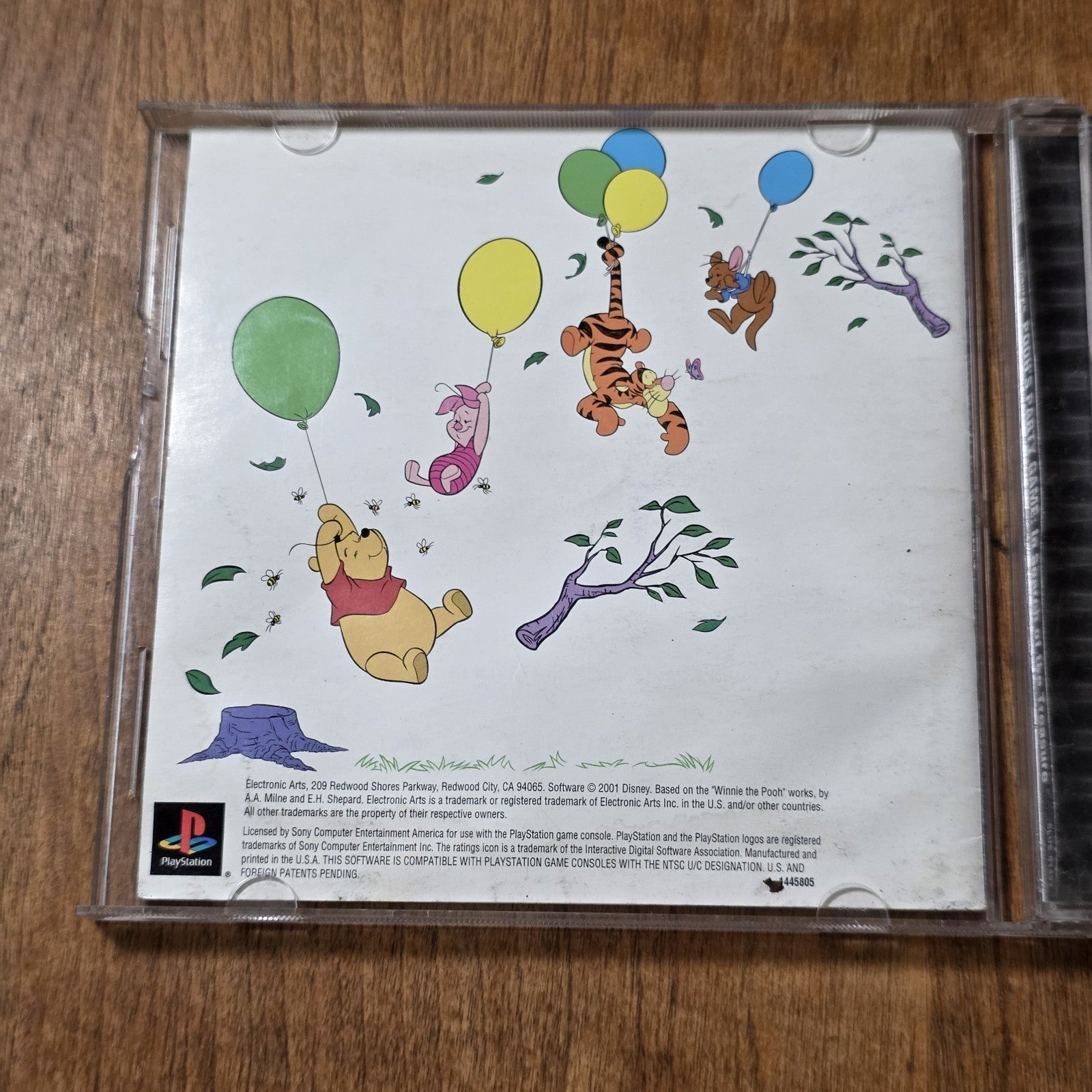 Pooh's Party Game: In Search of the Treasure PlayStation 1 PS1 2001 Party Game