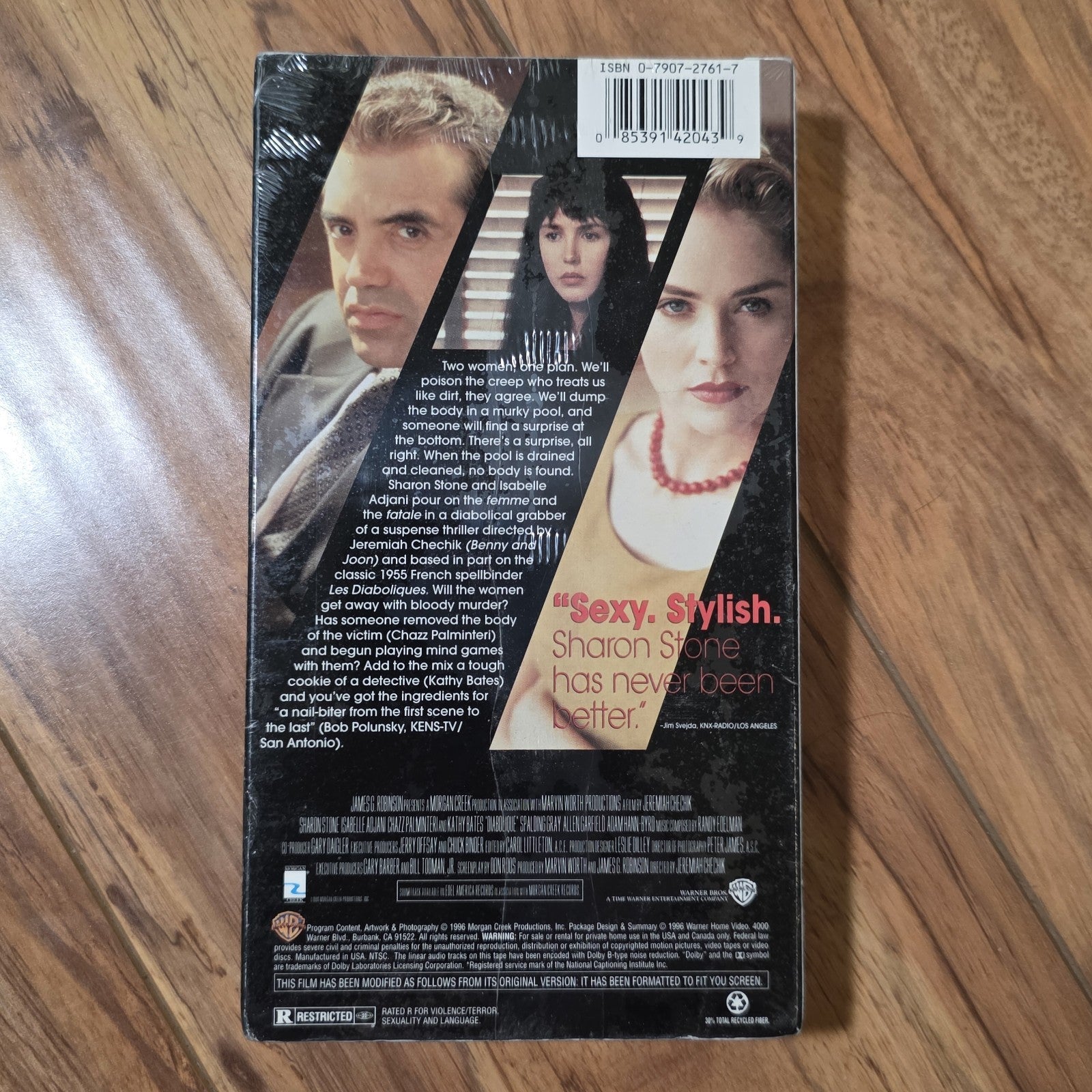 Diabolique 1996 VHS Thriller Sharon Stone Isabelle Adjan New Sealed