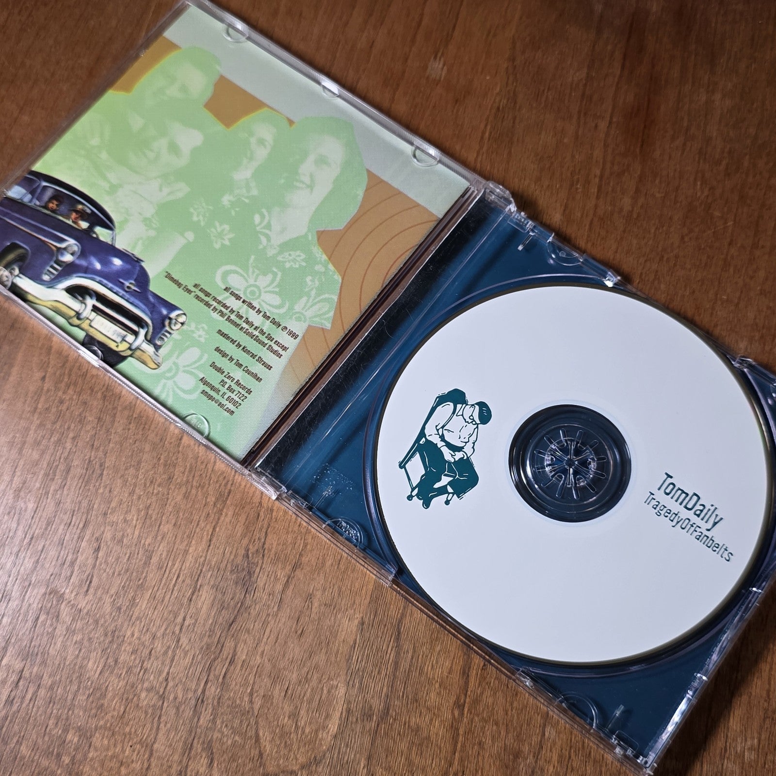 Tom Daily - Tragedy Of Fanbelts CD Album 1999 Pop Punk Double Zero Records