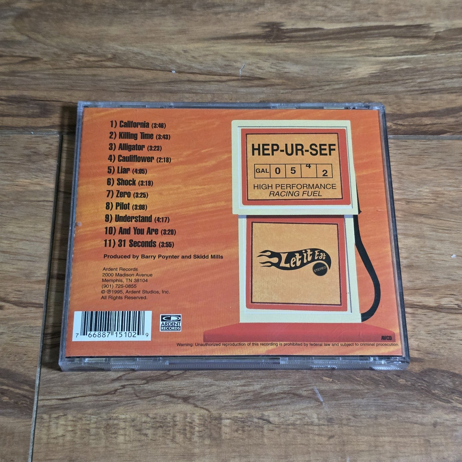 2 Minutes Hate - Let It Eat CD Album 1995 Rock Ardent Records