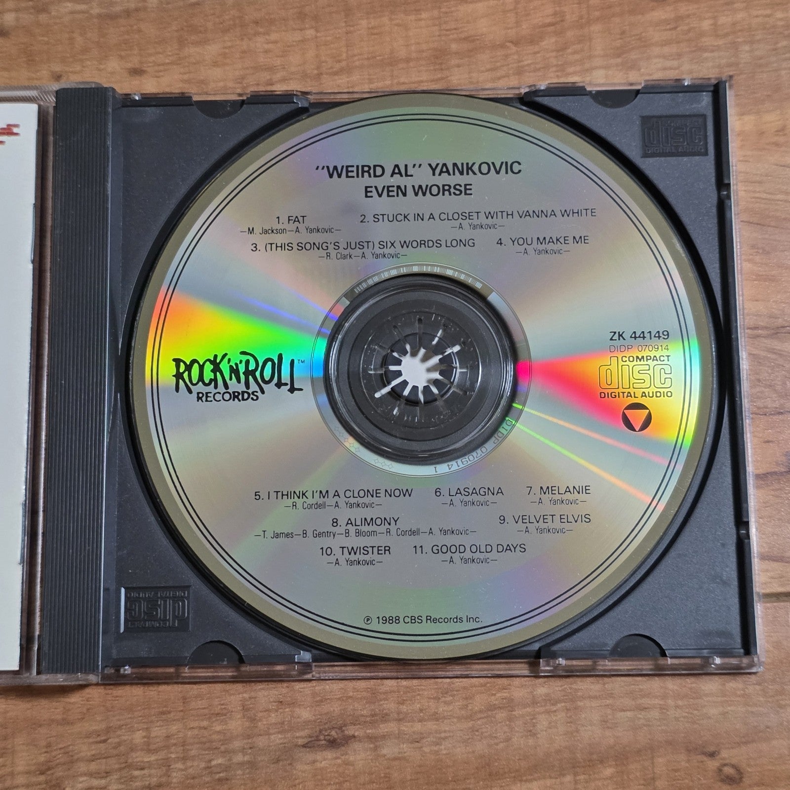 Weird Al Yankovic - Even Worse CD Album 1988 Comedy Rock HTF