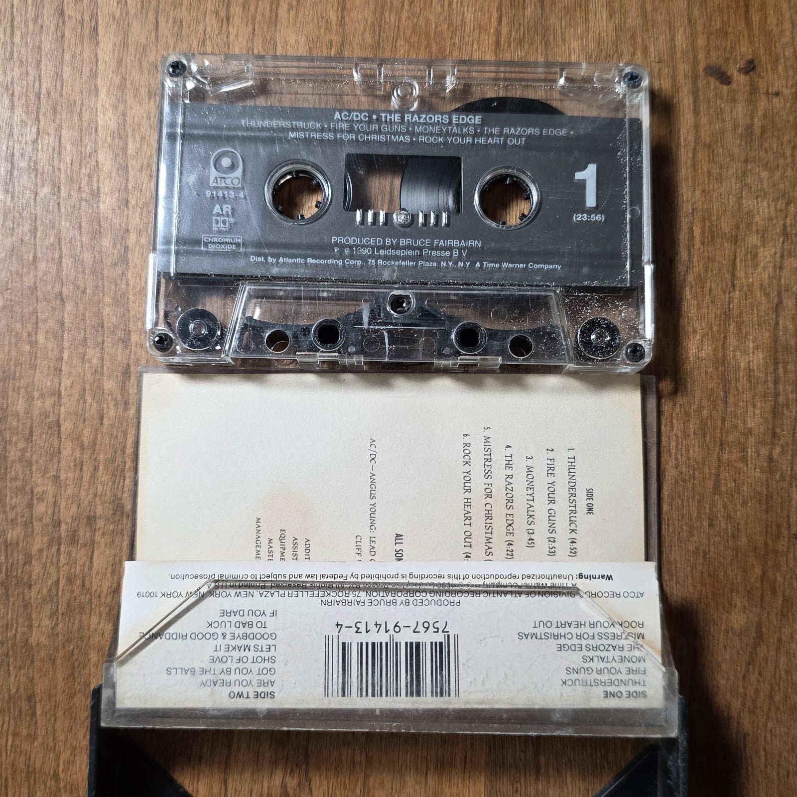 AC/DC - The Razors Edge Cassette Album 1990 Hard Rock