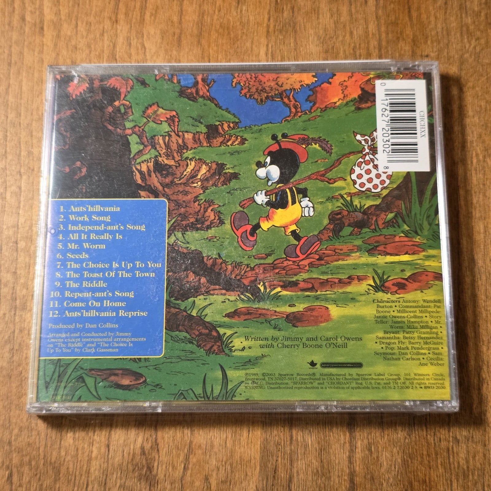 Jimmy and Carol Owens - Ants'hillvania CD Album 2003 Childrens Rare New Sealed
